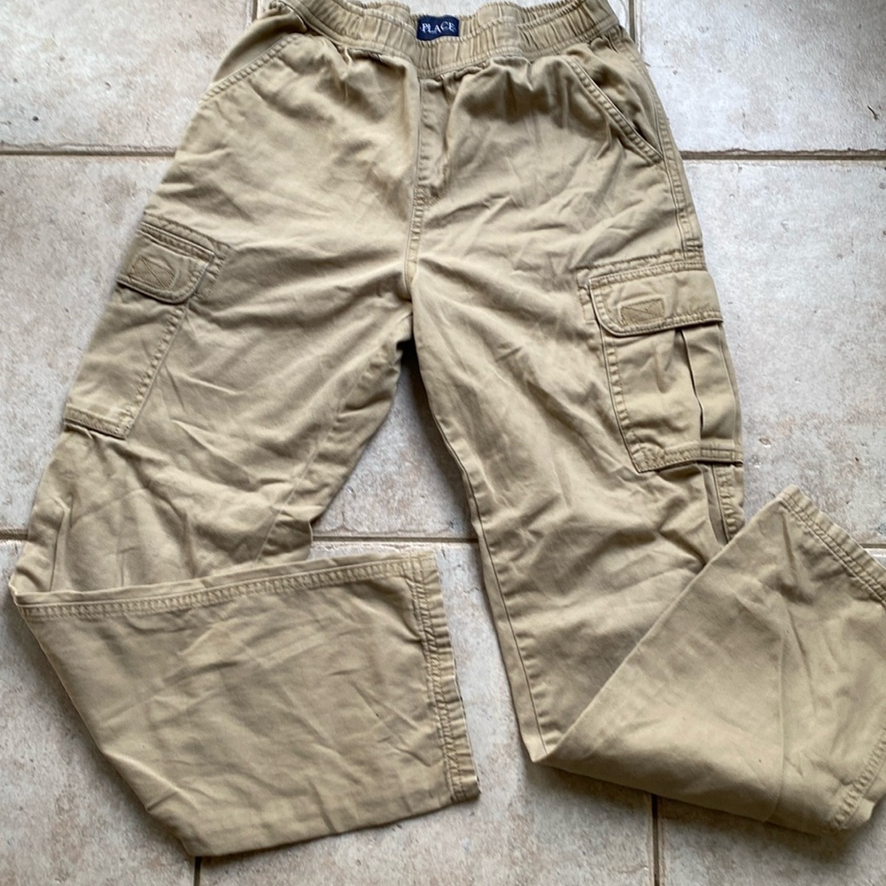 Children’s Place Boys Khaki Cargo Pants size 14